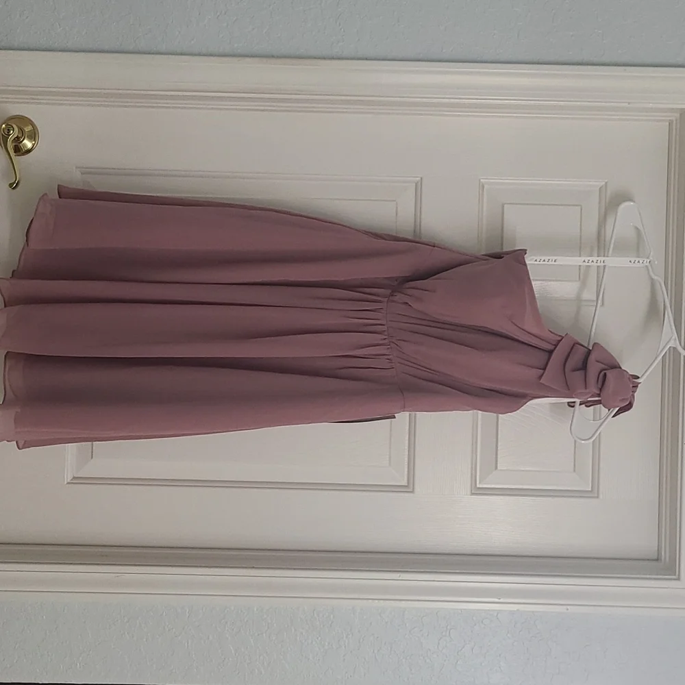 Azazie Sabrina Size 8, Vintage Muave - Picture 1 of 5